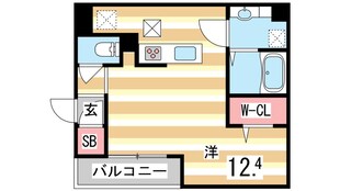 AQUILA上筒井の物件間取画像